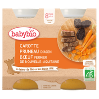 Carrot Agen Prune & Beef From 8 Months Organic