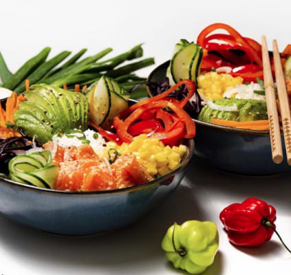 Poke bowl au saumon frais