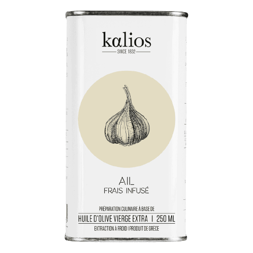 Huile Olive Infusée Ail