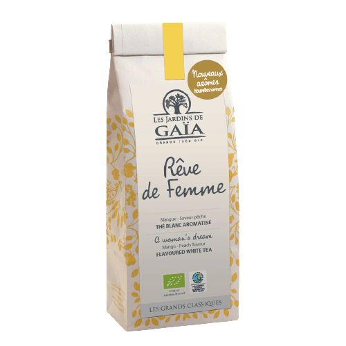 Thé Blanc Pêche Mangue Rêve Femme BIO