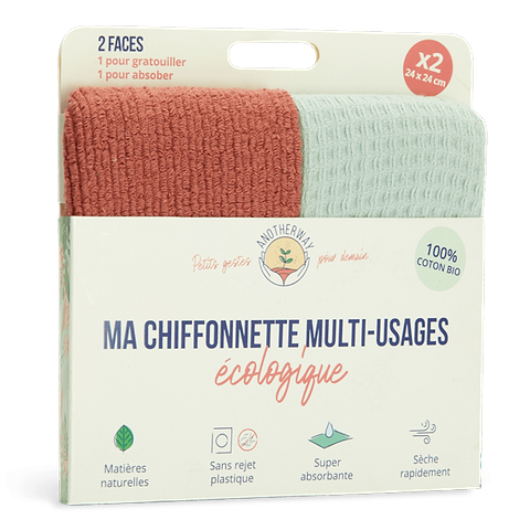 2 Chiffonnettes en coton