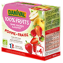 Poki Kinder Appel & Aardbei Compote BIO