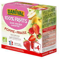 Poki Compote Pomme & Fraise Enfants bio