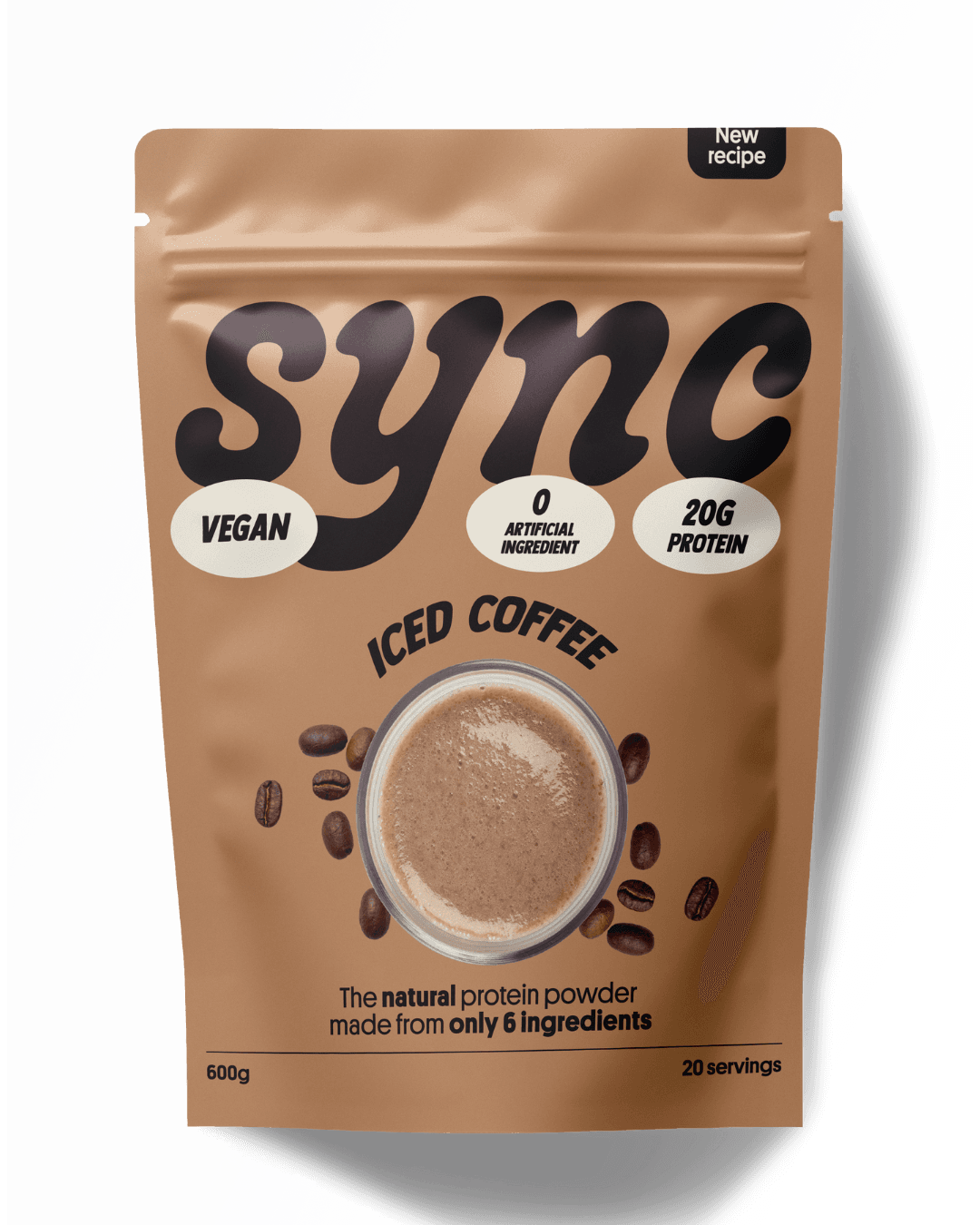 Poudre Protéinée Végétale Iced Coffee (77% Protéine)