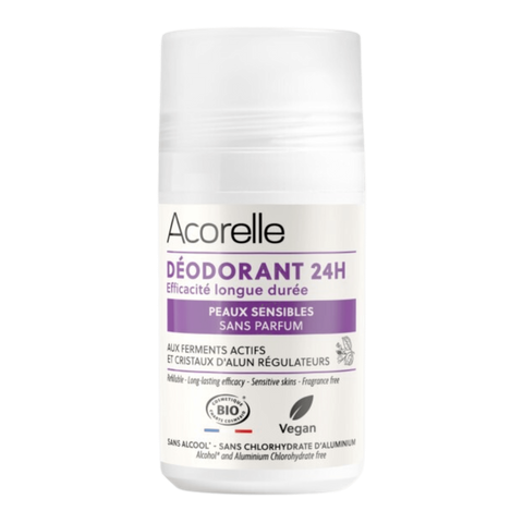 Navulbare 24u Roll-on Deodorant voor Gevoelige Huid
