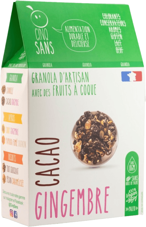 Cocoa Ginger Granola