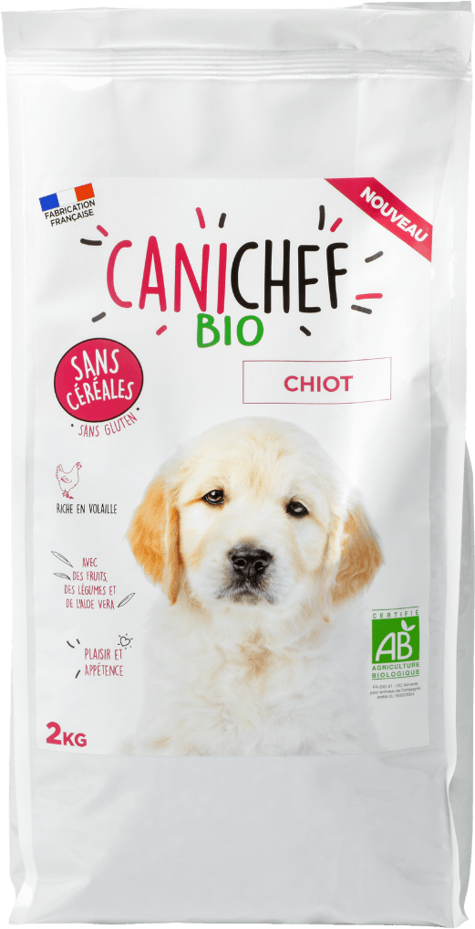 Croquettes Repas Complet Sans Céréale Pour Chiot BIO