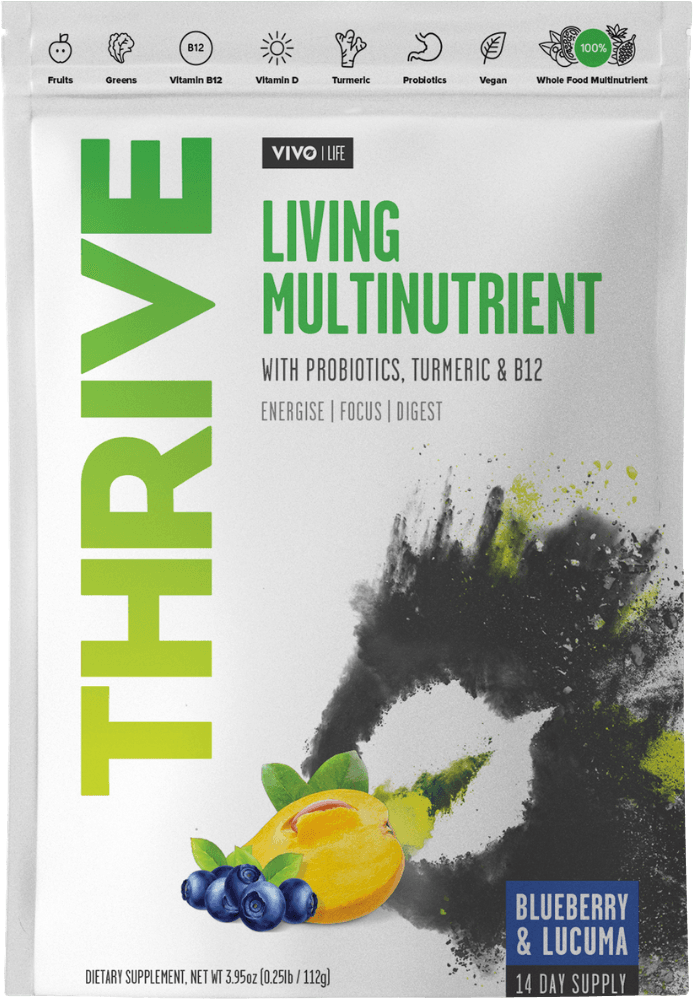THRIVE Multinutriments Vitamines & Protiques Myrtille Lucuma Poudre