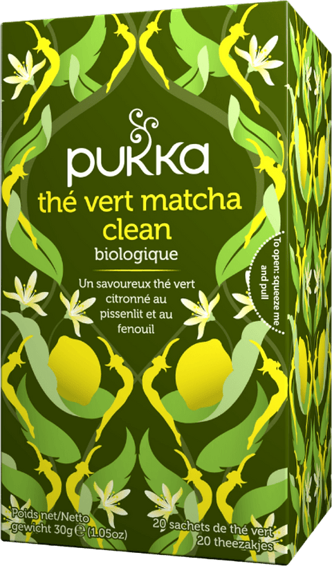 Clean Matcha Green Tea 20 bags Organic