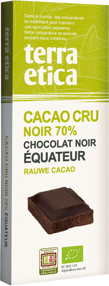 Chocolat Noir Cru 70% Cacao Equateur 0