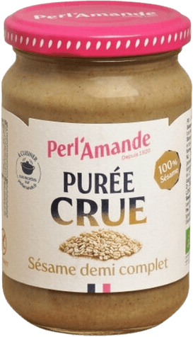PERL'AMANDE Purée crue sésame demi-complet
