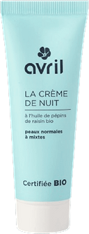 Crème Nuit Peaux Normales Mixtes BIO