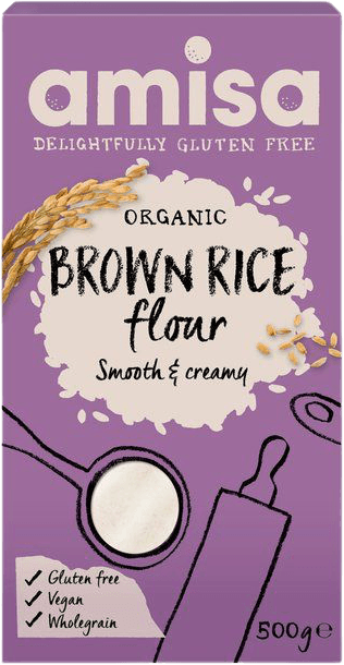 Farine de riz brun