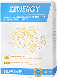 Zenergy - Magnesium Biodisponible (800mg) - B9 - B12 Actives