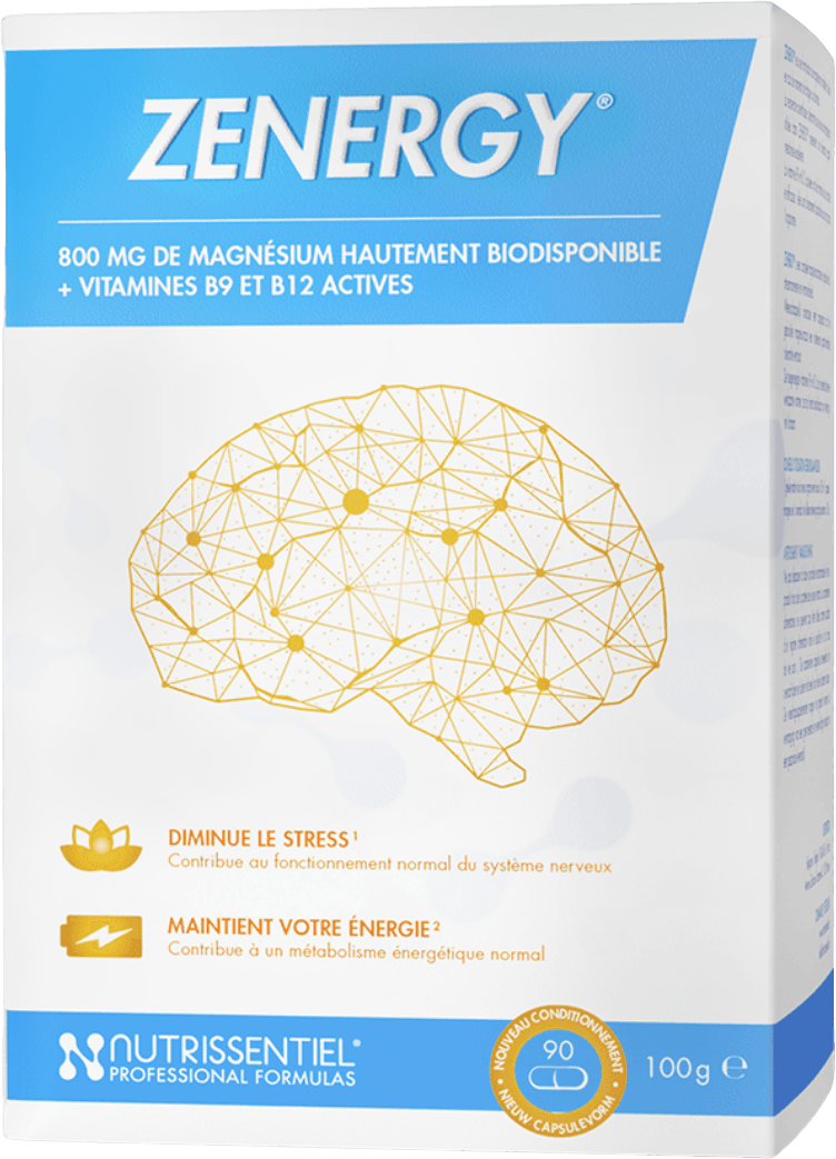 Zenergy - Magnesium biodisponible (800mg) - B9 - B12 actives