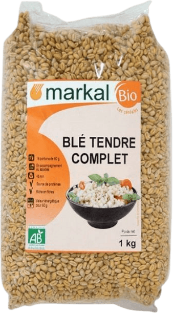 Blé tendre complet bio - 500g