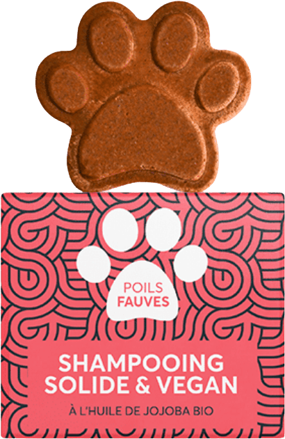 Shampooing solide et vegan poils Fauves pour chien 60ml