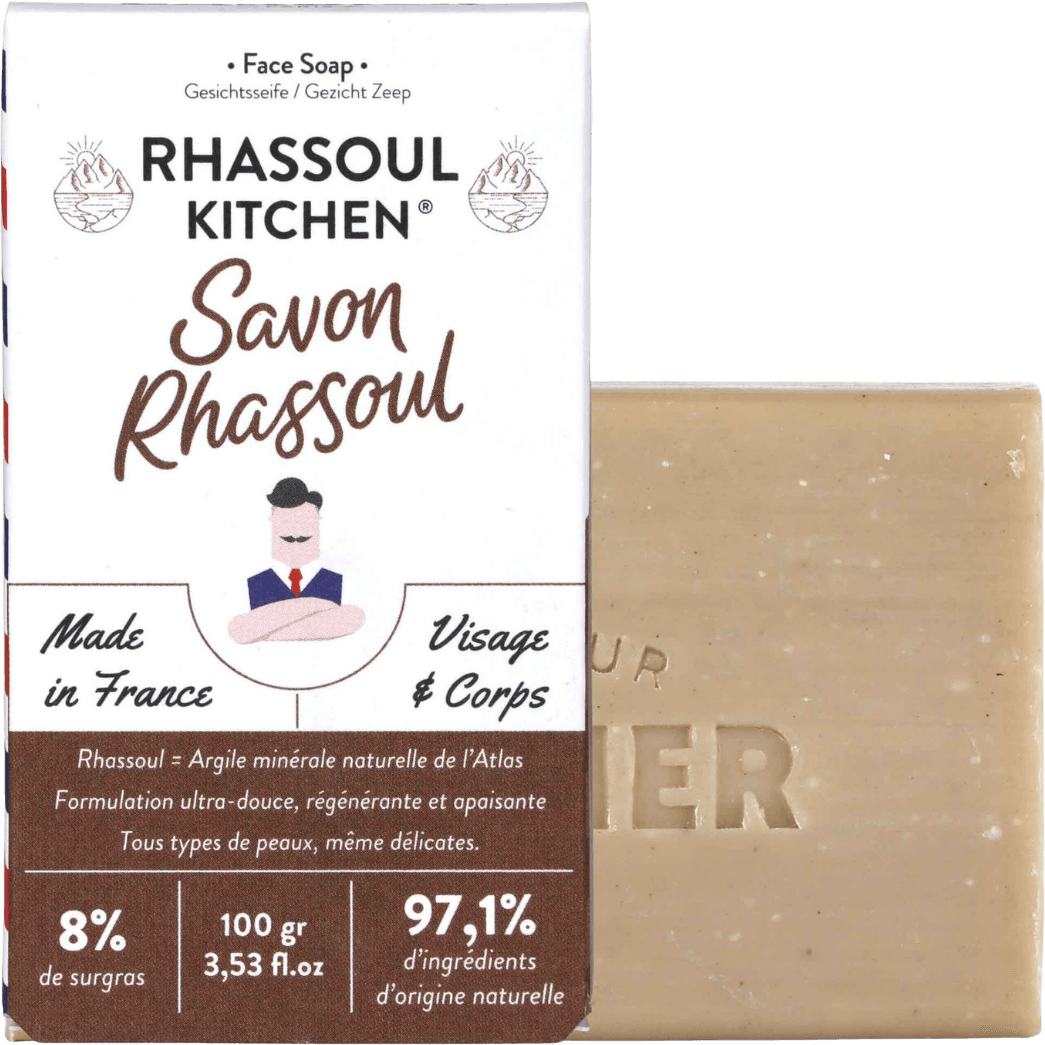 Surgras Rhassoul Face Soap for Men