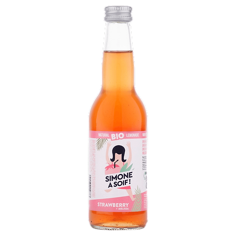 Sprankelende drank Aardbei Citroenbalsem