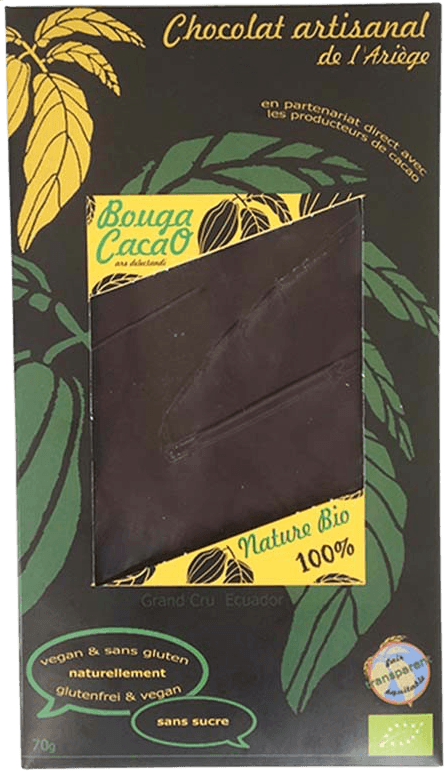 100% cacao donkere chocolade reep 0