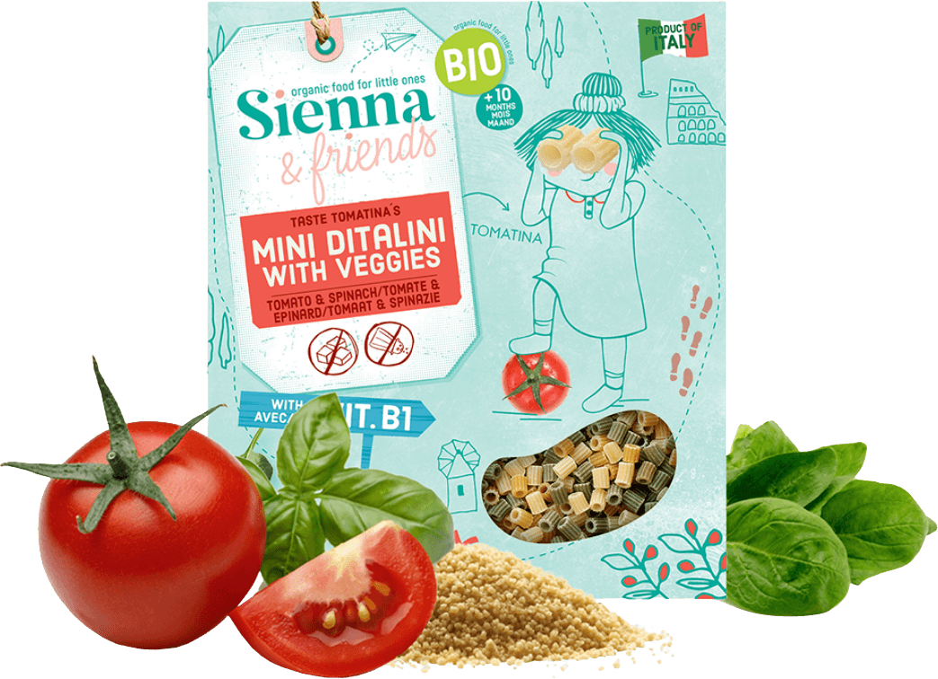 Mini Ditalini Vegetables + 10 months
