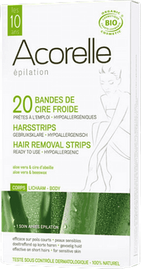 Cold Wax Strips Body Organic