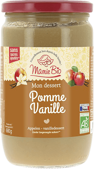 Compote Pommes Vanille Sans Sucres Ajoutés