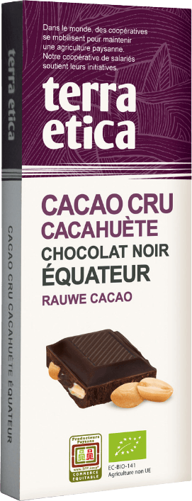 Rauwe donkere chocolade 70% Cacachueta