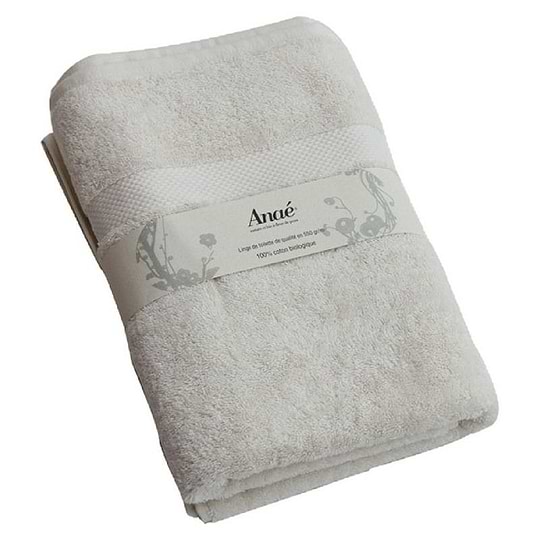 Bath sheet cotton 70x140 ecru Organic
