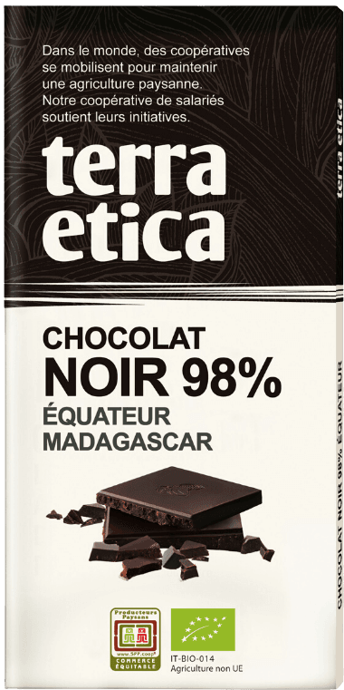 Chocolat Noir 98% Equateur Madagascar 0