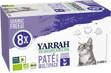 Lot Pâté Sans Céréale Poulet & Dinde Chat BIO