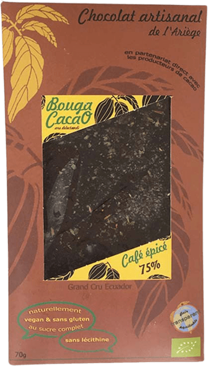 Cinnamon Coffee Dark Chocolate Bar
