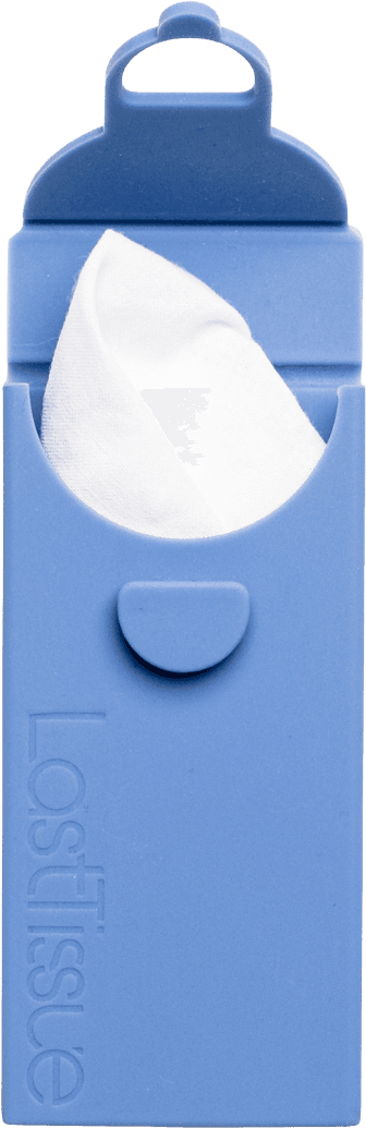 Herbruikbare tissues blauw