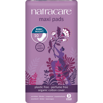 Maxi Night Sanitary Pads Organic