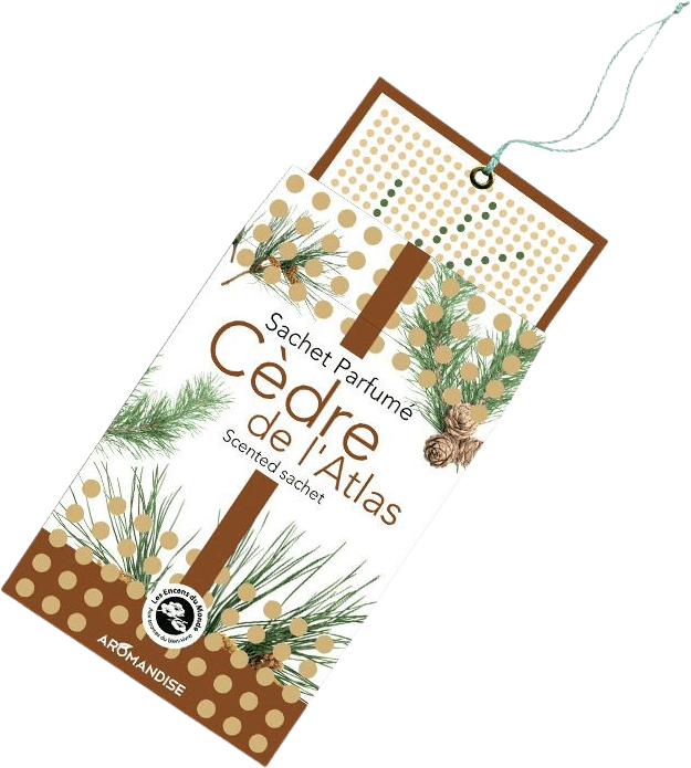 Atlas Cedar Scented Sachet 1x