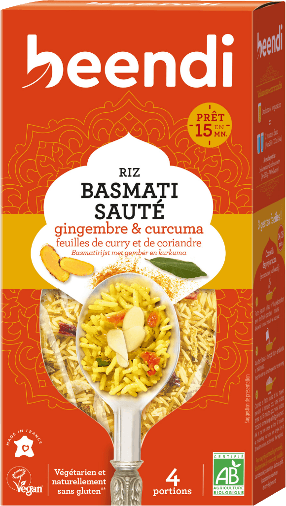 Basmati Rice With Turmeric & Ginger Organic