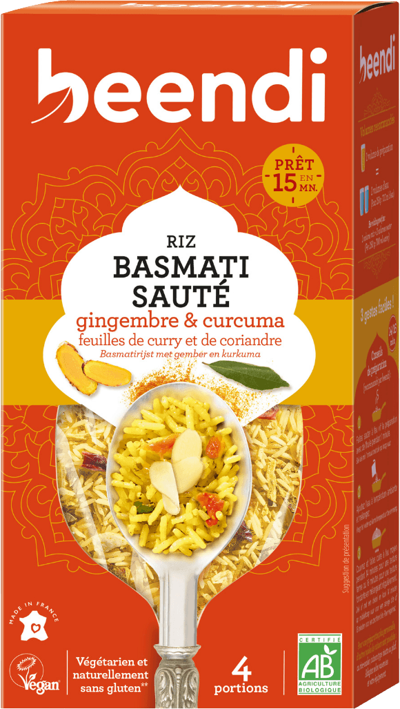 Basmati Rice With Turmeric & Ginger Organic 0