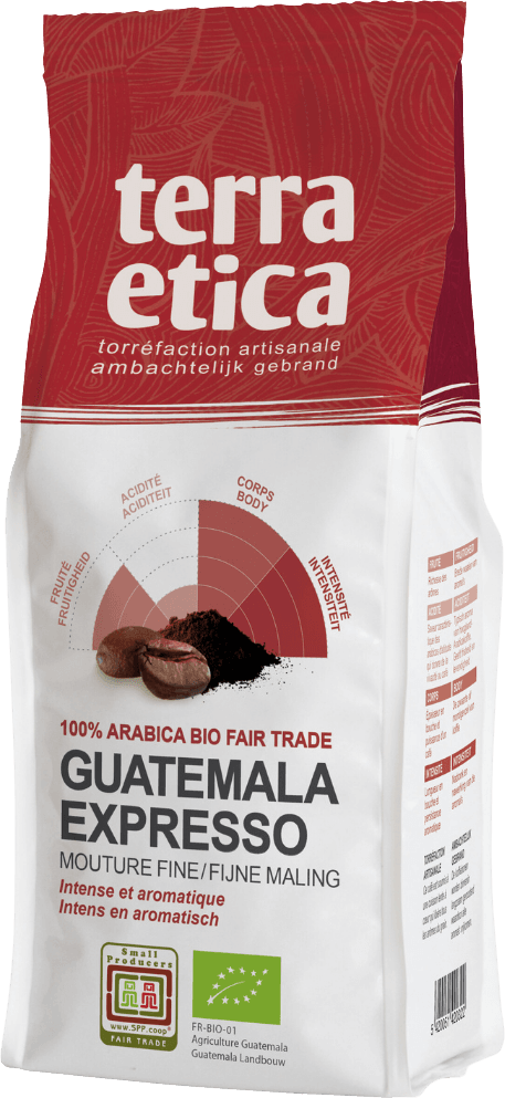 Guatemala Gemalen Espresso Koffie BIO