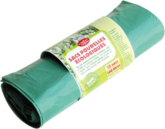 10 Bioplastic Afvalzakken 100L