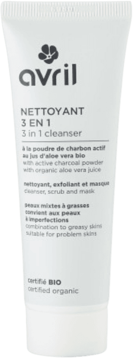 3-in-1 Actieve Kolen Aloe Vera Reiniger BIO