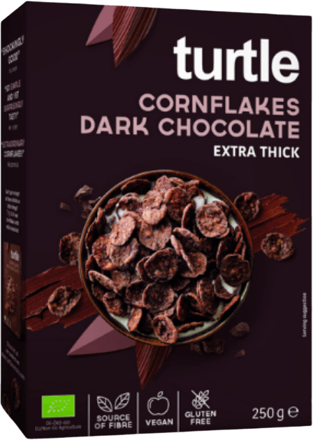 Dark chocolate cornflakes