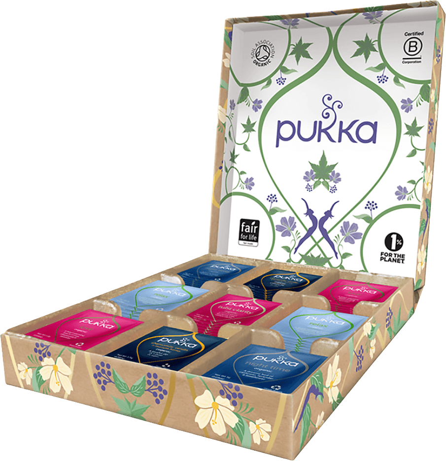 Selection box Relax 45 teabags Organic