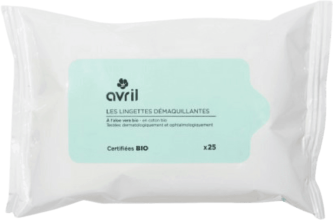 Lingettes démaquillantes Aloe Vera x25