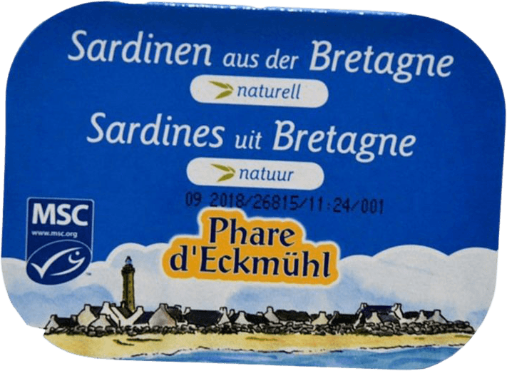 Natuurlijke sardines