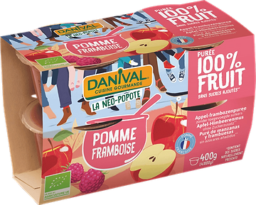 Appel-frambozenpuree BIO