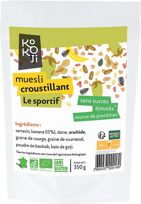 Muesli Du Sportif Sans Sucres Ajoutes