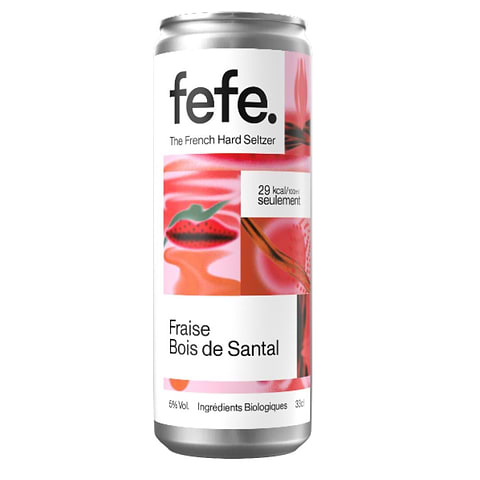 Hard Seltzer Strawberry Sandalwood
