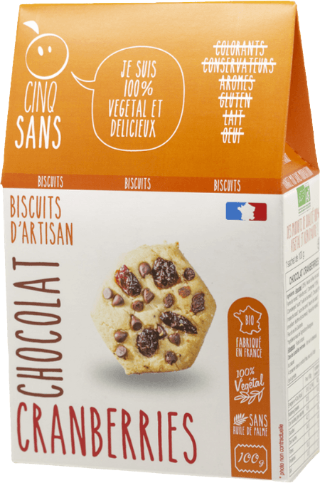 Biscuit Cranberries & Chocolat