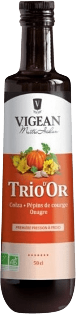 3 Huile Triodor Colza Onagre Courge BIO