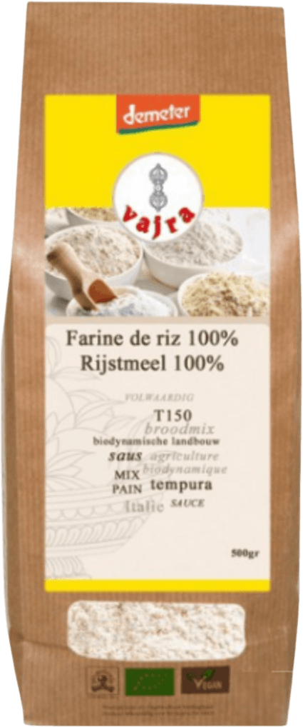 Farine de riz 100% Demeter